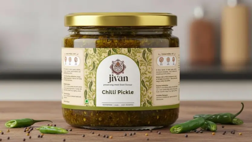 Green Chilli Pickle (300gms)